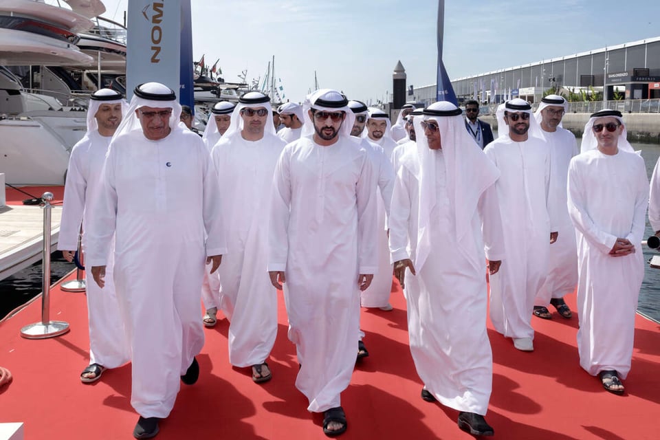 Sheikh Hamdan tours Dubai International Boat Show 2025, highlights city as leading global maritime hub