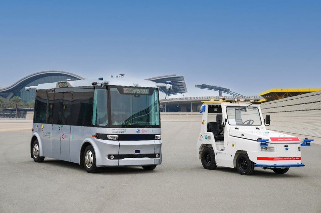 Trials of autonomous vehicles begin at Doha’s Hamad International Airport