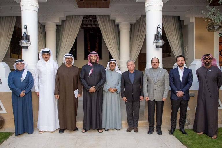 Leaders of GCC states, Egypt, and Jordan convene in Riyadh to strengthen coordination and consultation