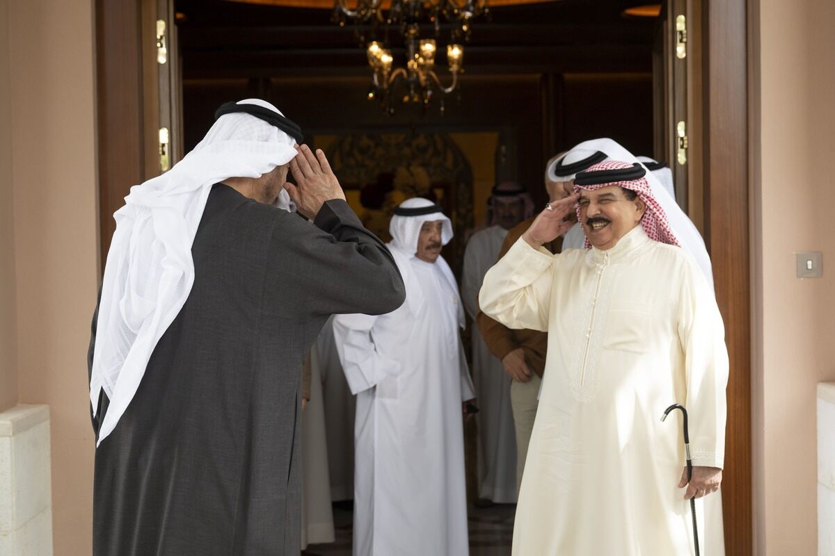 uae president bahrain king