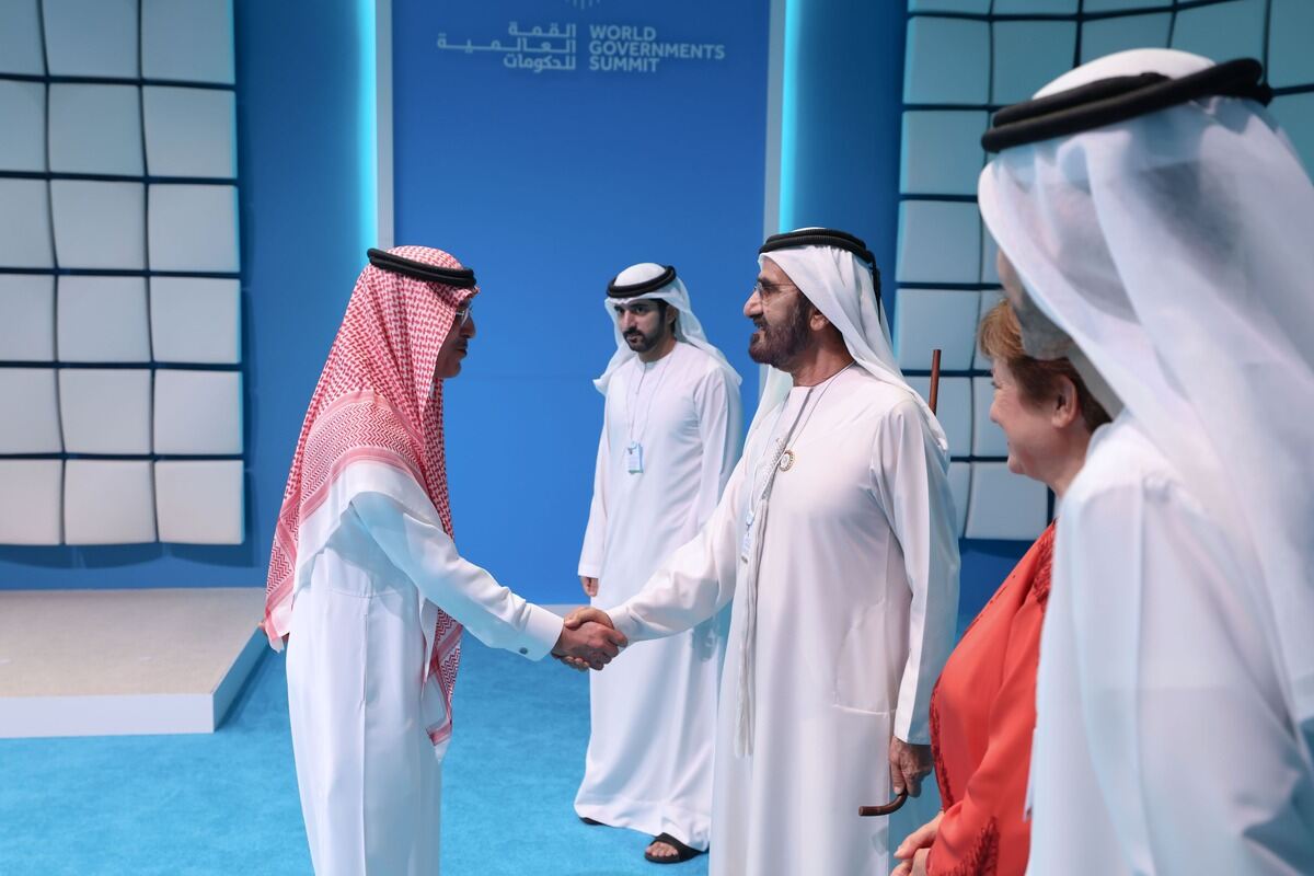 Sheikh Mohammed Arab finance ministers