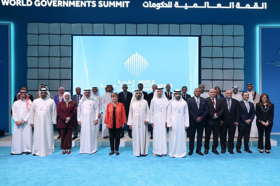 WGS 2025: Sheikh Mohammed meets with Arab finance ministers, stresses cooperation for sustainable development