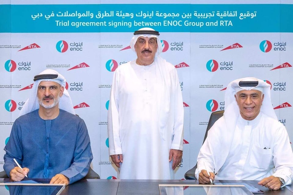 ENOC Group, RTA partner to explore green hydrogen-powered mobility solutions in Dubai