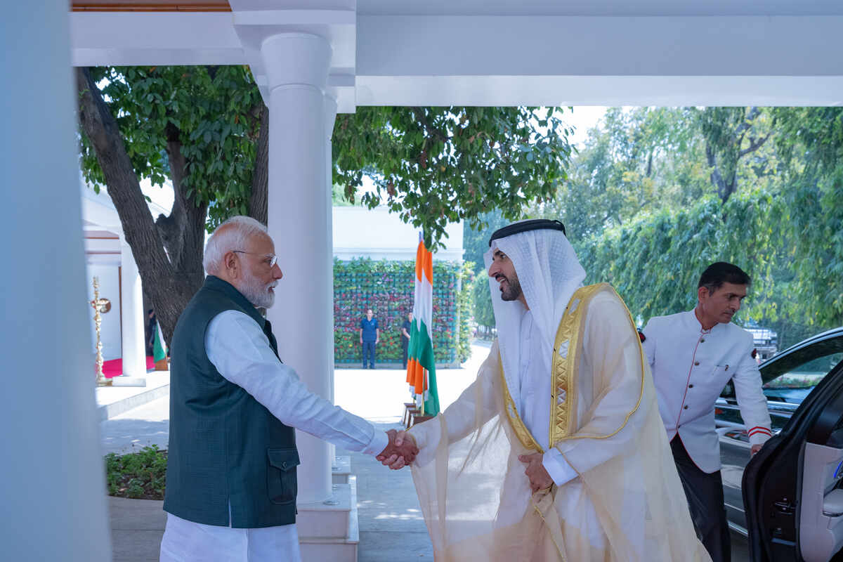 Sheikh Hamdan, Indian Prime Minister discuss deepening strategic partnership between the UAE and India