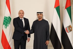 UAE President meets with Lebanon's President in Abu Dhabi