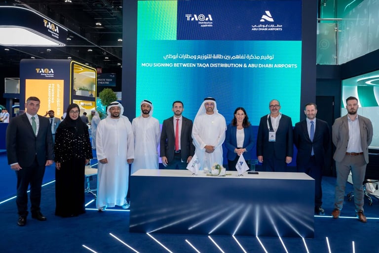 TAQA, Abu Dhabi Airports partner to integrate cutting-edge technologies into utilities networks across emirate’s airports