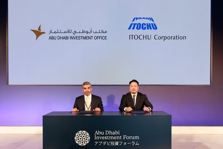 ADIO, Japan’s ITOCHU join hands to scale investments into Abu Dhabi’s high-growth economy