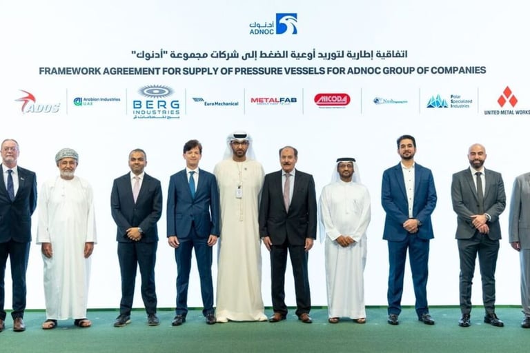 ADNOC signs $1.64 billion deals to manufacture critical industrial equipment in UAE