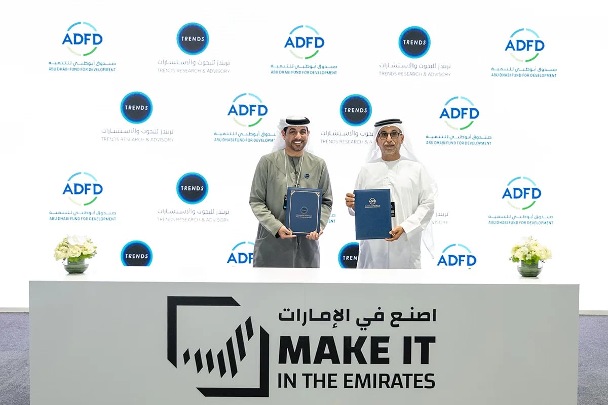 ADFD and TRENDS join forces to advance strategic research and data-driven policymaking in UAE