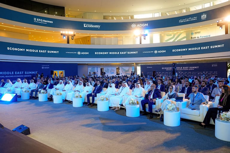 Distinguished entities recognized for excellence at the Economy Middle East Summit