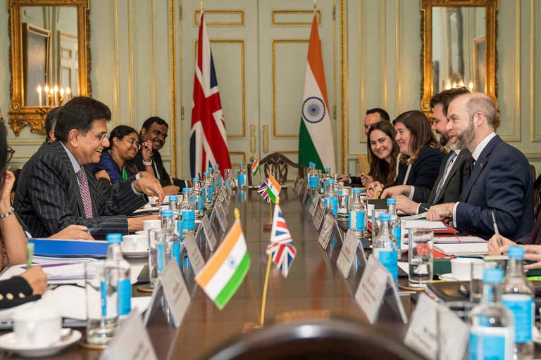 UK and India sign major trade deal to boost bilateral trade by $34 billion