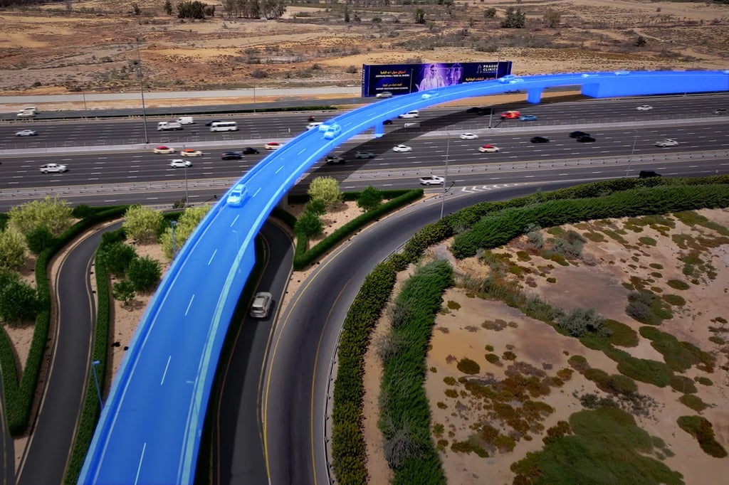 RTA constructs 700-meter bridge connecting Dubai–Al Ain road to Nad Al Sheba, cutting journey to one minute