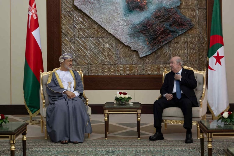 Oman, Algeria to establish $300 million joint investment fund