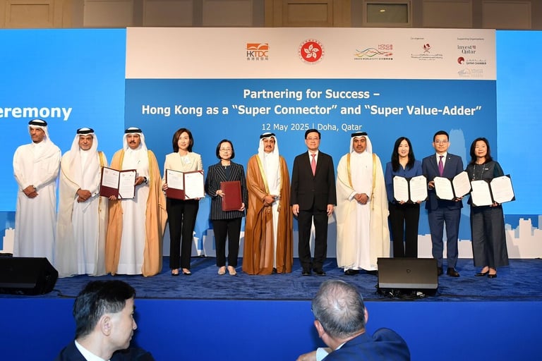 Qatar, Hong Kong ink 35 agreements in key sectors to bolster bilateral ties