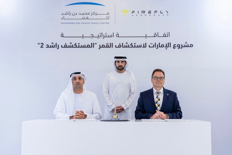 UAE’s MBRSC, Firefly Aerospace partner to deploy Rashid 2 Rover to far side of moon