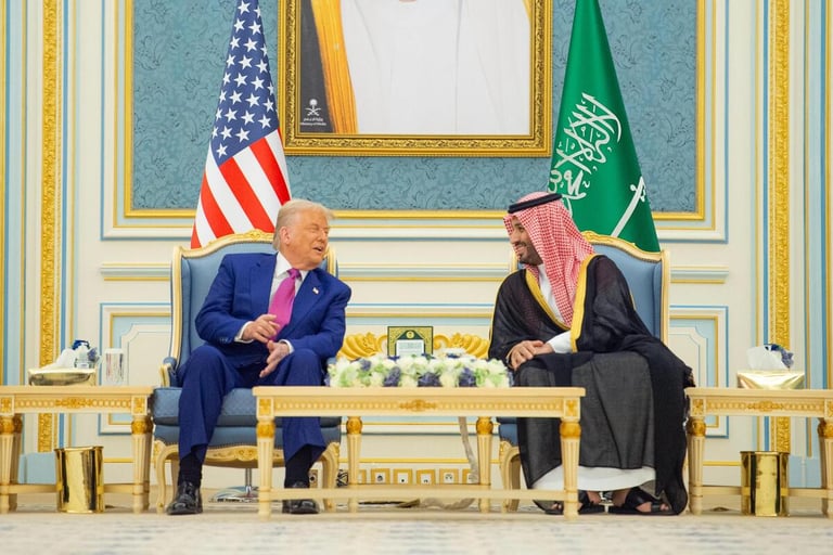 Saudi Crown Prince, Trump sign strategic economic agreement