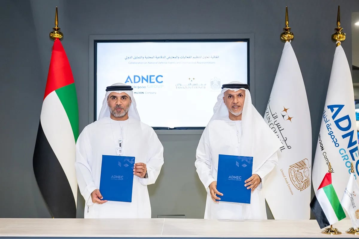 Tawazun Council and ADNEC Group sign MoU to boost UAE’s defense innovation
