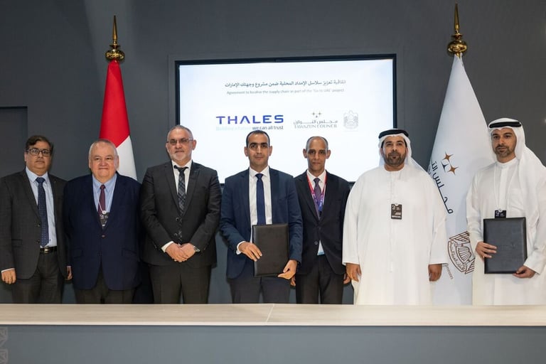 UAE’s Tawazun Council, Thales partner to support Emirati suppliers with $163 million work packages