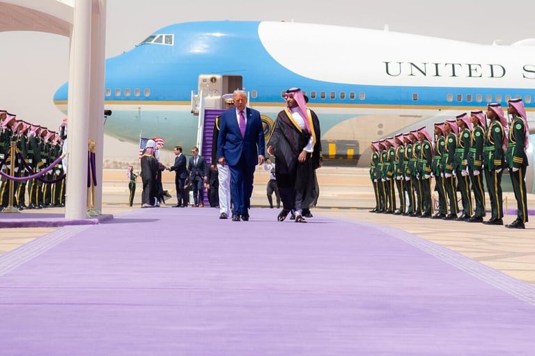 Trump arrives in Saudi Arabia, kicks off Gulf tour seeking major economic deals