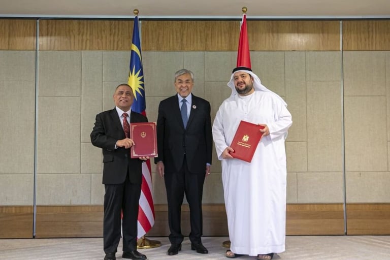 UAE and Malaysia partner to facilitate food security investments, develop international sea-hub multipurpose terminal