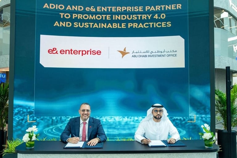 Make it in the Emirates 2025: ADIO launches AI-driven partnership with e& enterprise to accelerate industrial growth