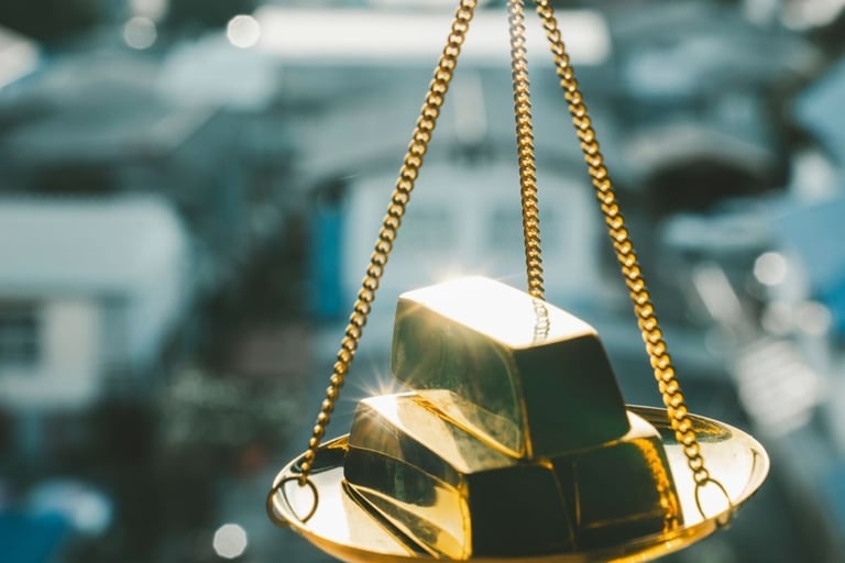 Dubai gold prices rise AED6.25, global rates hover near over one-week low