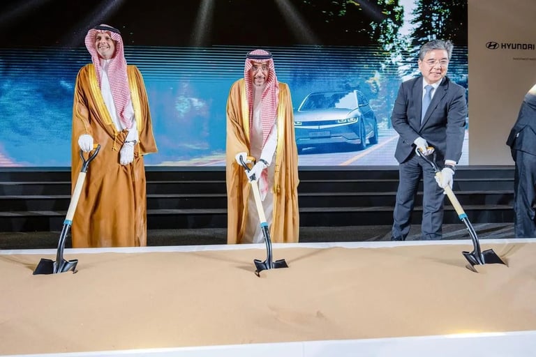 PIF, Hyundai break ground on 2026 manufacturing plant in Saudi Arabia