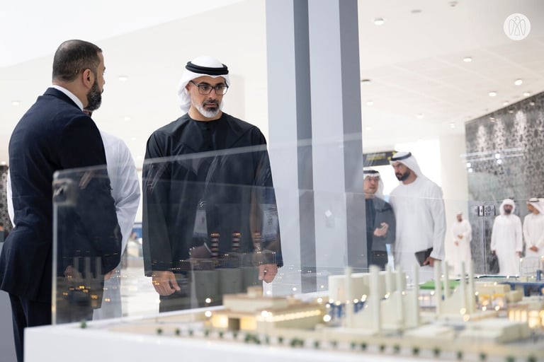 Sheikh Khaled reviews latest innovations in water and electricity management at World Utilities Congress 2025