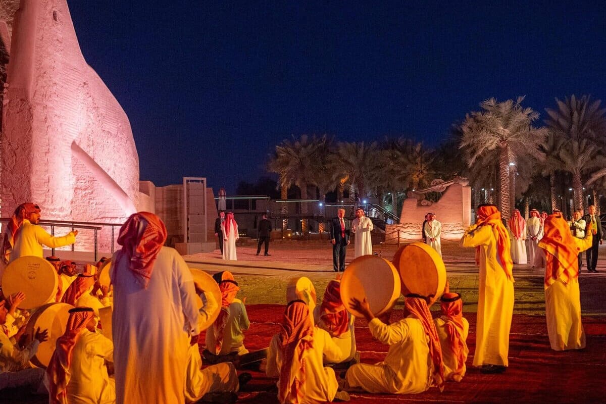 trump saudi arabia diriyah
