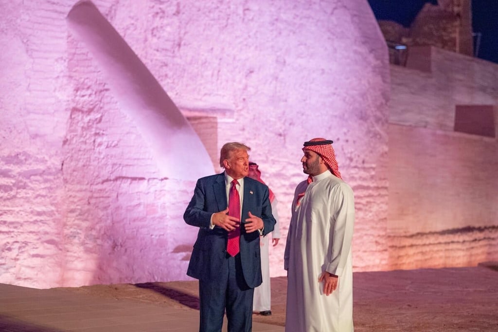 Trump celebrates historic ties with Saudi Arabia in Diriyah following $600 billion investment announcement