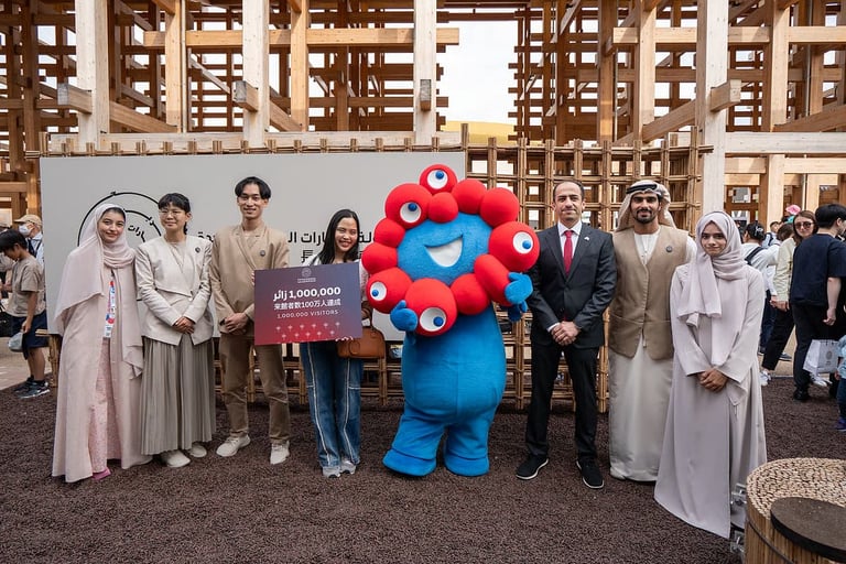 UAE Pavilion at Expo 2025 Osaka celebrates one million visitors in less than 2 months