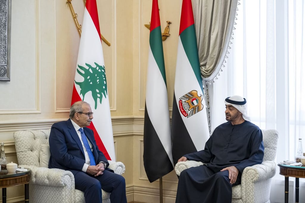 UAE President, Lebanese PM discuss bilateral relations, explore new avenues for cooperation