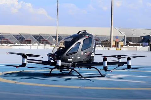 Abu Dhabi hosts landmark electric aircraft test flight with EHang, Multi Level Group