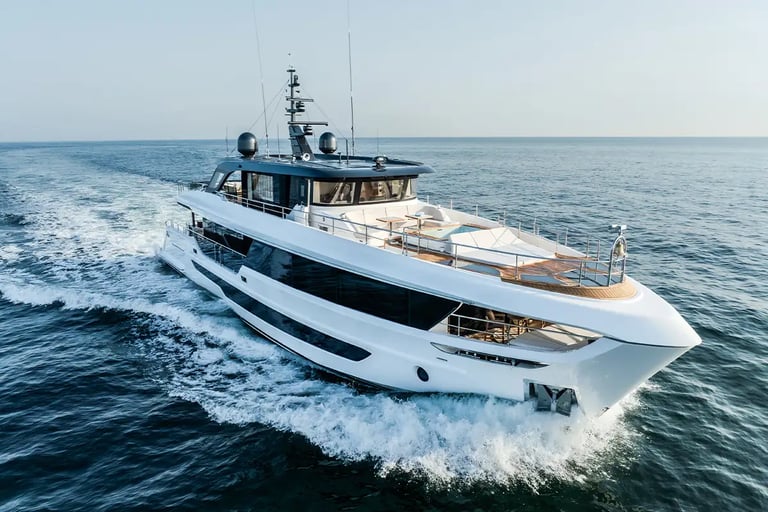 Majesty 100 Terrace: A new benchmark in superyacht luxury