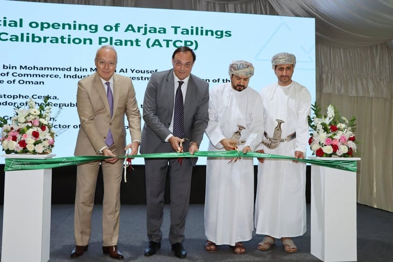 Oman inaugurates $106.6 million facility to transform mining waste into pure copper