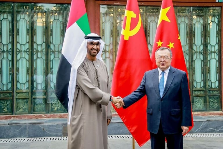 UAE and China explore bolstering ties in energy, renewables, industry, infrastructure