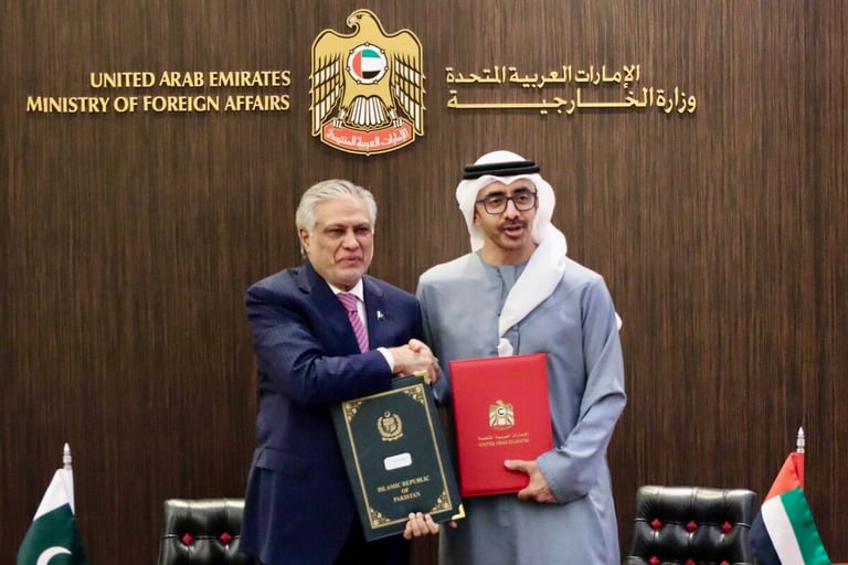 UAE, Pakistan sign visa exemption deal for diplomatic passport holders