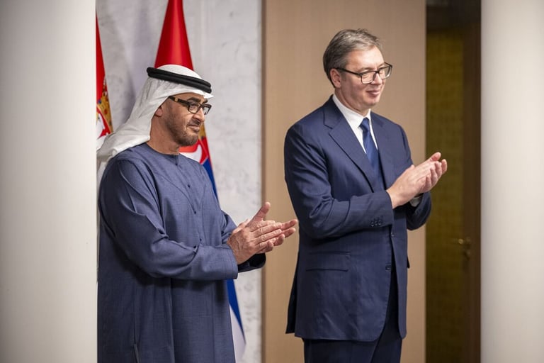 UAE, Serbia Presidents discuss strengthening ties in economy, investment and development