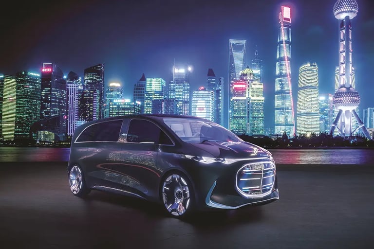First class, rewritten: Inside the Vision V by Mercedes-Benz