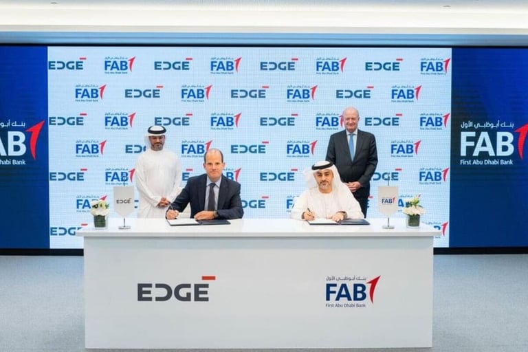 Abu Dhabi’s FAB, EDGE Group partner to enhance financial agility and supplier ecosystem