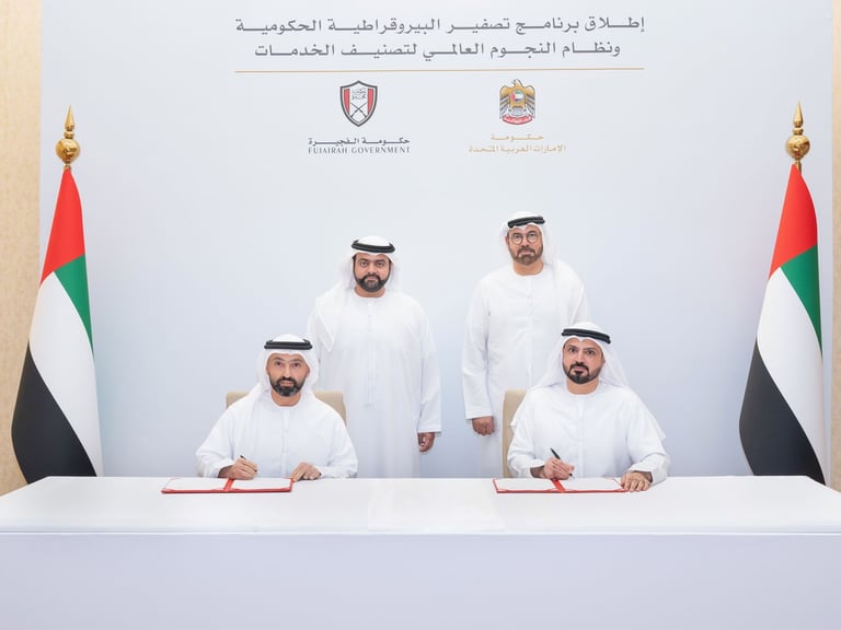 UAE Government, Fujairah to implement Zero Government Bureaucracy Program, Global Star Rating System