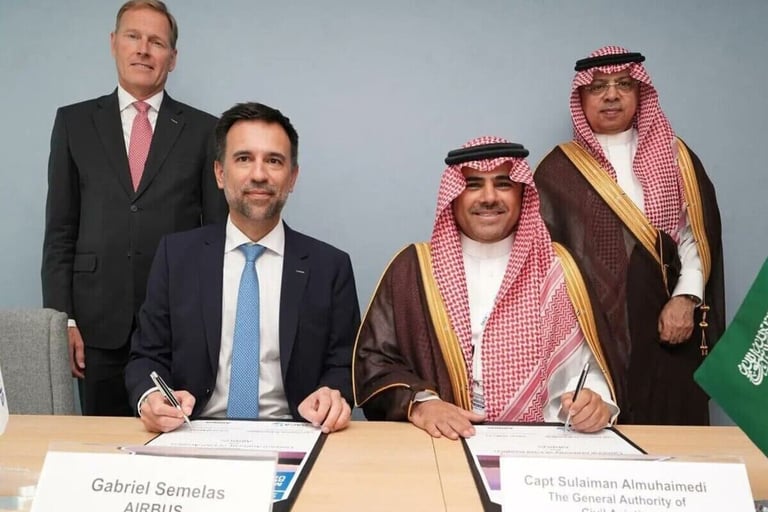 Saudi Arabia’s GACA, Airbus forge partnership to advance sustainable aviation practices
