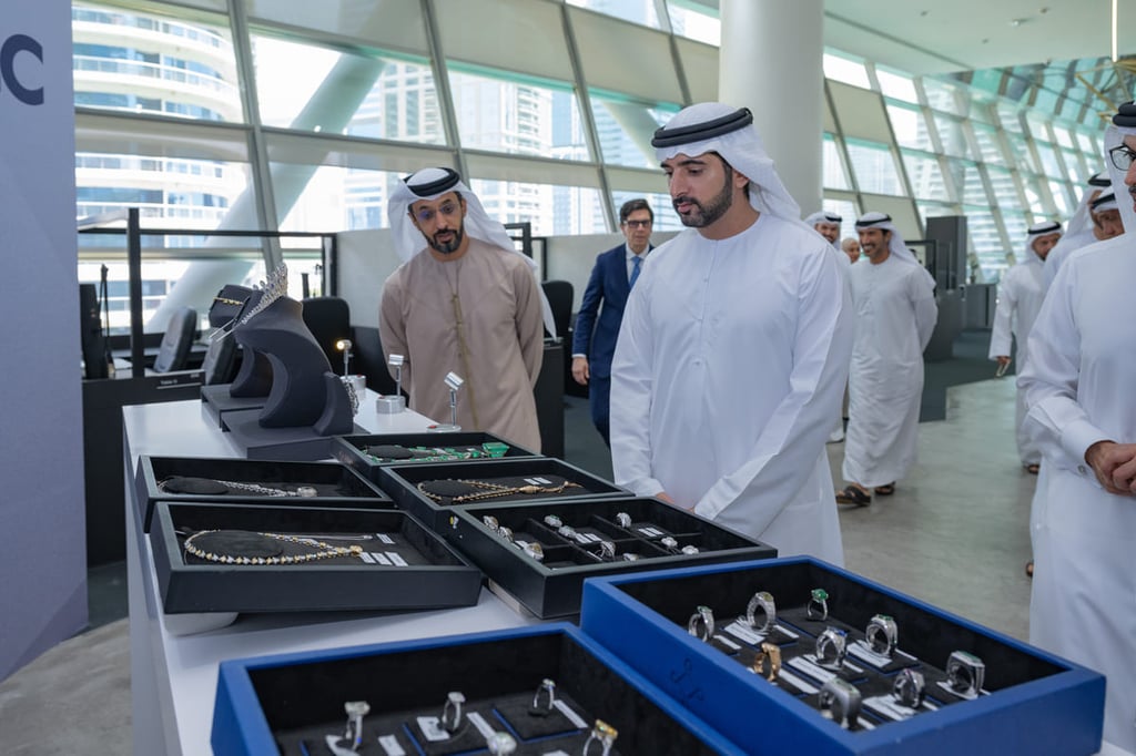 Sheikh Hamdan highlights DMCC’s role in driving global trade during visit to world’s largest diamond tender facility