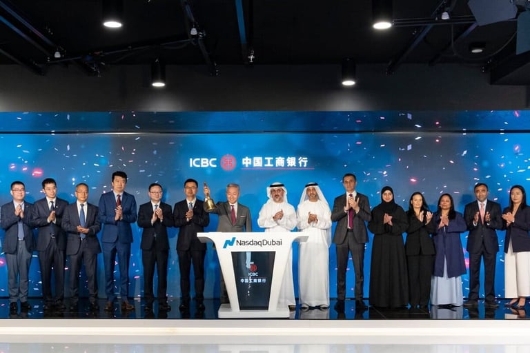 Nasdaq Dubai celebrates ICBC’s $1.72 billion multi-currency green bond listings