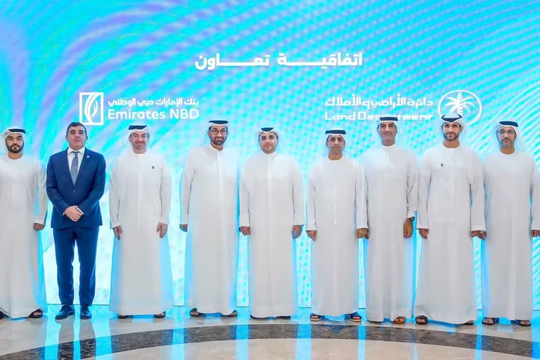 DLD partners with Emirates NBD to support real estate growth with innovative financial solutions