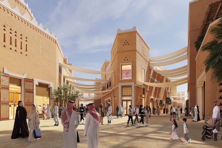 Diriyah Company awards $600 million contract for construction of 400 retail units in Diriyah Square