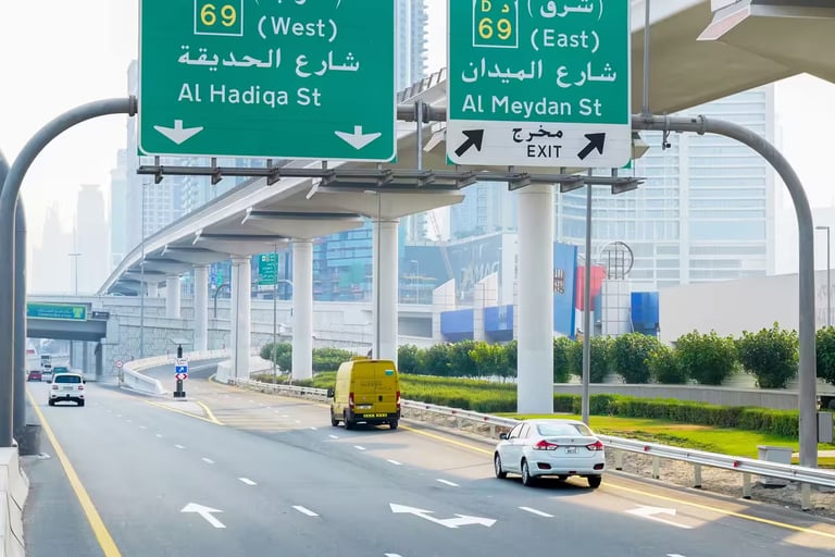 Dubai’s RTA enhances traffic flow between Sheikh Zayed and Al Khail roads by 40 percent
