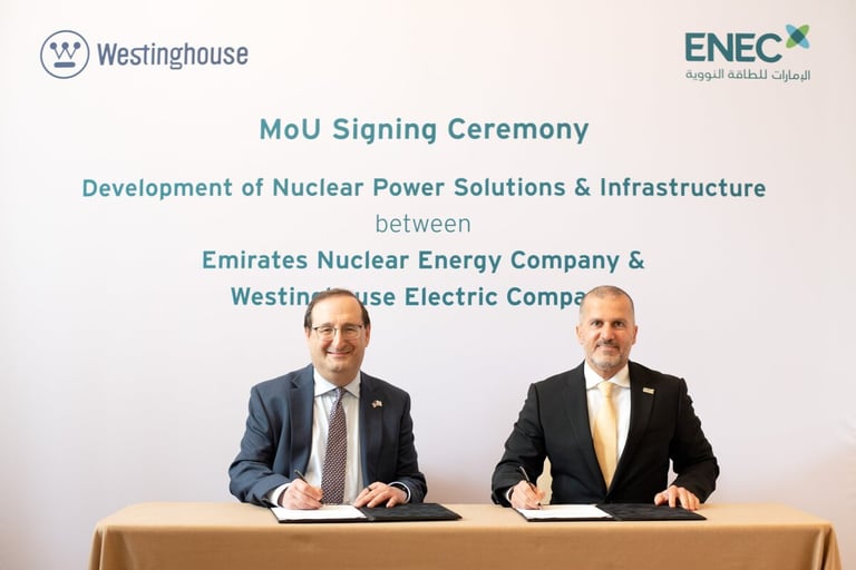 Abu Dhabi’s ENEC inks deal to explore deployment of nuclear energy solutions in U.S.