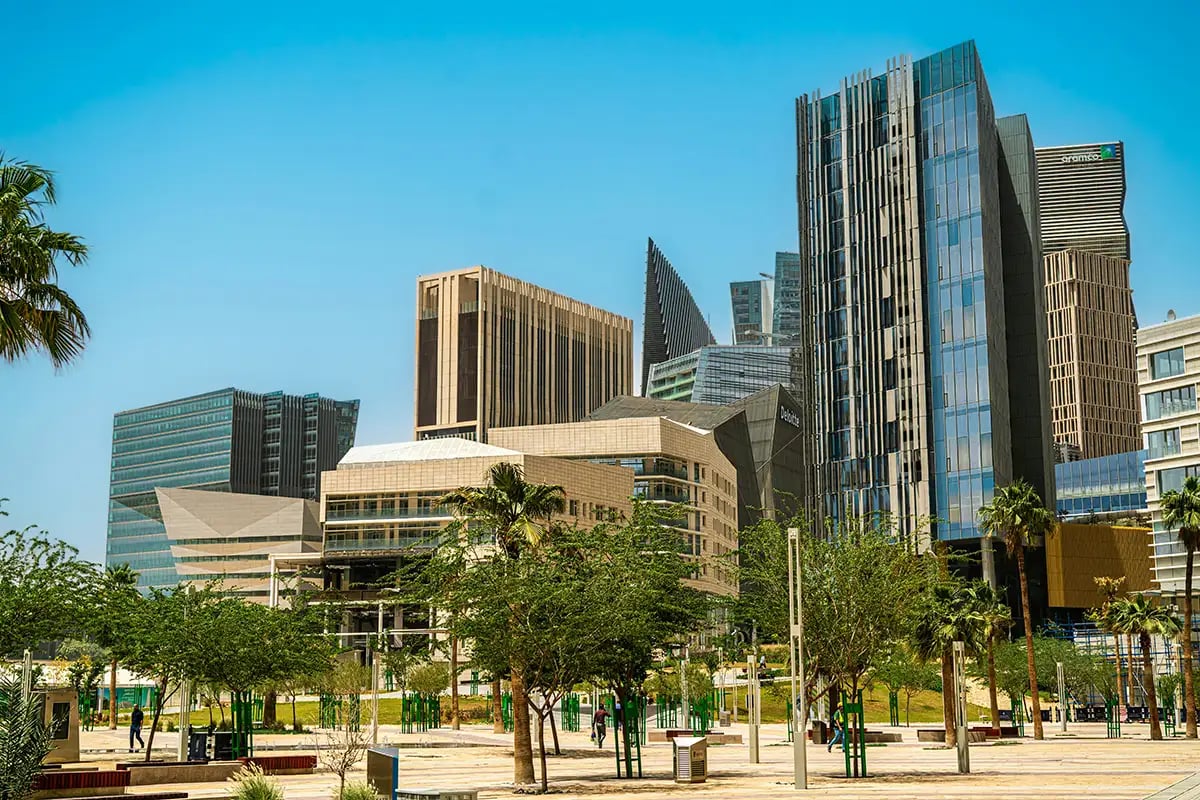 King Abdullah Financial District in Riyadh