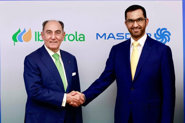 Masdar, Spain’s Iberdrola to invest $6.1 billion in 1.4 GW UK wind farm